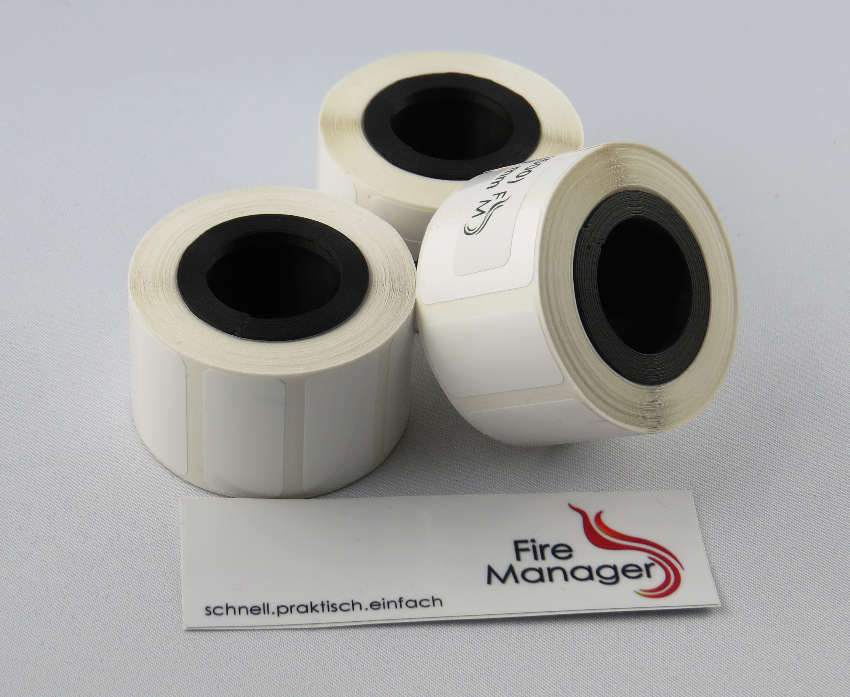 FireManager - PET 25,4 x 12,7 mm FireManager - PET-Etiketten 25,4 x 12,7 mm (VE=ca. 500 Stück)